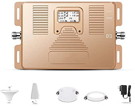 ZXNQ Amplificateur de Signal de téléphone Portable, Prend en Charge 900/1800 MHz (Double fréquence), DCS2G/4G+ GSM 2G