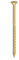 VITI PRO per Strutture Portanti in Legno, TPS TORX 4,0X35mm, Zincato Giallo, 100 pezzi