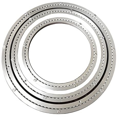1 Stück Kugellager Drehbar, Runde Platte Plattenspieler, Aluminiumlegierung, Starke Tragfähigkeit, Schützen Sie Den Desktop, Für TV Tischplatte Drehteller Kugellager, Lager Esstisch Rotierende Platte