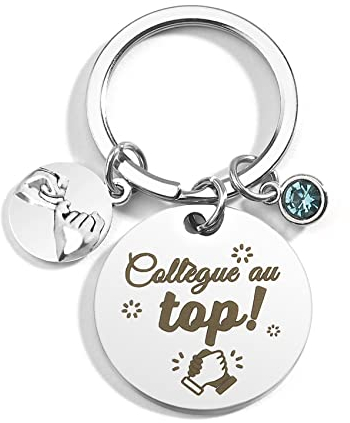 Porte Clef Idée Cadeau Départ Collegue De Travail, Meilleure Amie, pour Une Amie, Femme Homme Utile