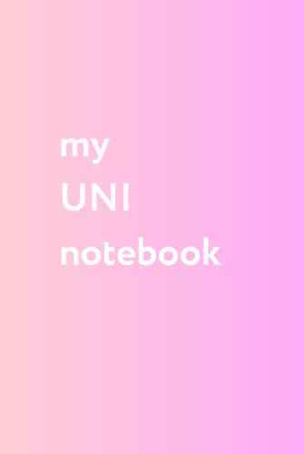 my UNI notebook