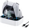 Tolesum Caricatore Joystick per PS5, Docking Station di Base Ricarica per Accessori per Playstation 5 DualSense Controller con Indicatori Luminosi a LED/Carica Rapida/Protezione da Cortocircuito