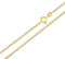 Generisch Echtgold 8 kt 333 Gold Goldkette Panzerkette Halskette Kette Collier Schmuck verschiedene Breiten und Längen (40.00, Breite 1,6 mm)