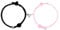 Lusofie Couple Bracelets Set for Him & Her - 2Pcs Matching Heart Stainless Steel Bracelets - Romantic Gift for Boyfriend Girlfriend, Best Friends (Love, Anniversary, Unisex)