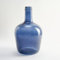 Pot en Verre Damajuana Artisanal 4L Lisa - Bouteille en Verre Style méditerranéen pour décoration de Maison comme Vase ou Vase (Bleu Marine)