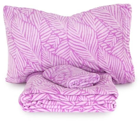 Morbidissimi Set lenzuola Completo letto in Pile Coral art. Dorella, Termico, Morbido, Caldo per letto Una piazza e mezza LILLA