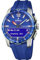 Festina Smartwatch ibrido Connected D (44mm) quadrante digitale integrato blu/cinturino in caucciù blu F23000/3