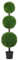 STI Albero Artificiale di arredo con Tre Sfere di Cipresso 130cm con Vaso Alberello