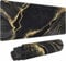 Tapis de Souris Gaming XXL 70x30x0.2 cm Grand Tapis de Souris,avec Bords Cousus Base en Caoutchouc Antidérapant,Surface Spéciale Améliore la Précision pour Maison,Bureau,Gamer (Marbre Gris Noir doré)