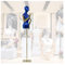 Schneiderpuppe Damenbüste Weiblich, Höhe Verstellbar 53-77 Zoll Schneider Dummy Torso Schneiderbüste Mit Kopf Und Galvanisierten Armen Für Schmuck-Display, 5 Farben(E,S-Small)