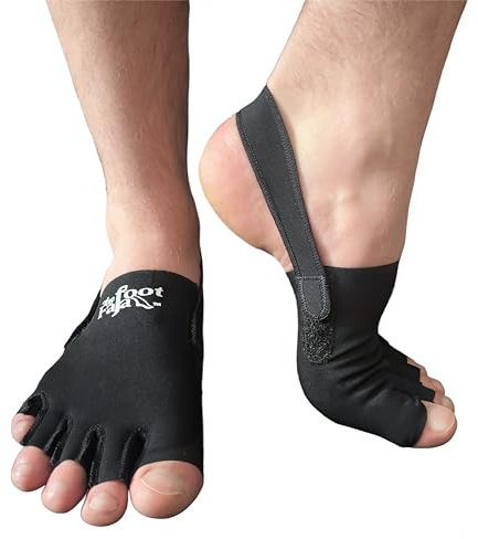 Foot Faja Compression Sock - Jaws Podiatry Medical Ankle Support for Surgery Recovery, Injury Recovery, Pain Relief and Sports Protection - Black (Large) - For Toe Or Foot Fatigue Or Post-Operative Swelling