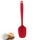 Eupneicu Spatules Silicone [ Rouge ], Demi Spatule, Spatule Résistante À La Chaleur Pour La Cuisson, Ne Raye Pas Les Casseroles Pour La Cuisson Pour Pâtisserie Et Cuisine