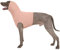 PUMYPOREITY Op Body Hund Hals, Erholungsanzug Hund Wundschutzanzug Hund Ohren Op Anzug Hund Kapuzenpullover Head Cover für Hund Schulter Bandage Hunter Hundepullover(Hautrosa, 3XL)