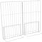 SECFOU Freezer Partition Storage Bins The Wire Freezer Wire Racks Wire Metal Freezer Baskets Wire Storage Basket Freezer Organizer Bins Chest Freezer Organization Freezer Bins White Iron
