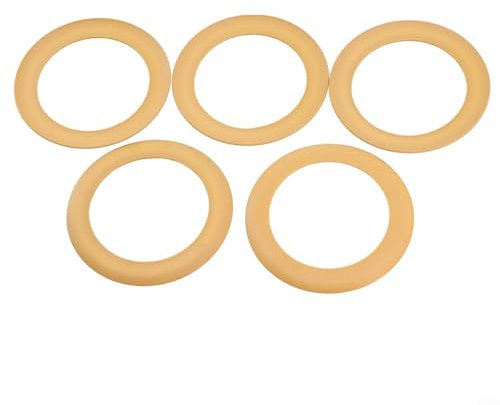 Lot de 5 segments de piston en caoutchouc pour compresseur d'air 550 W 1100 W 1500 W silencieux sans huile résistant aux hautes températures (1100 W)
