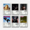 Gareoc Lot de 6 affiches sur toile de l'album Travis de Scott - Décoration murale - Décoration de chambre - Style 2 - 20 x 30 cm