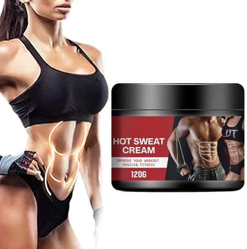Fettverbrennungscreme, Anti-Cellulite Cream, Fettverbrennung Creme, Bauchmuskeln Creme, Hot Cream, Strafft die Taille, Anti-Cellulite, Schnelle und Sanfte Fettverbrennung, 120g