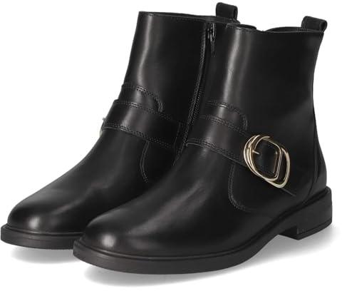 Paul Green 8230-00 Schlupfstiefel Glattleder Damen in schwarz