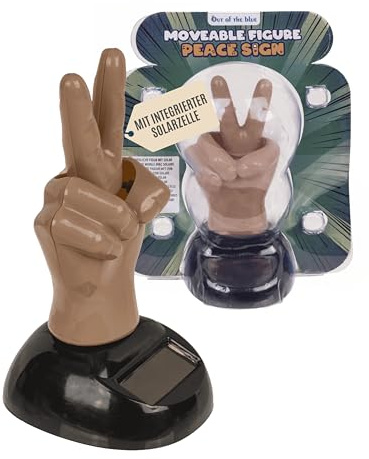 Out of the blue Peace Sign Solar Wobble Figure