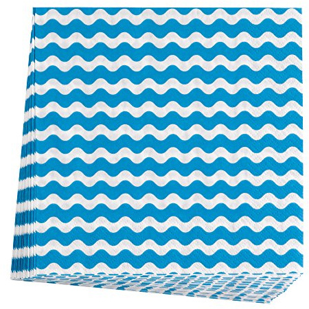 Neviti 678023 Karneval-Serviette, mit blauen Punkten