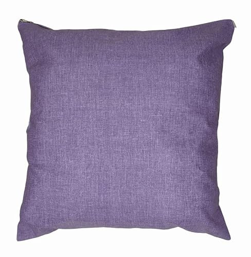 2 CUSCINI -LI.GI. ZA425 CUSCINI DECORATIVI PER DIVANO SALOTTO ARREDO CASA COLORATI VARI COLORI CM 40X40 (Lilla) PRODOTTO ITALIANO MISTO PANAMA