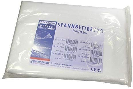 MOLTON SPANNBETTBEZUG 90x190 cm m.Folie 1 St