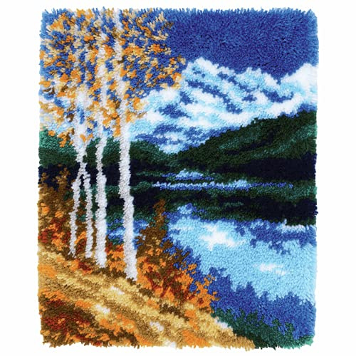 Latch Hook Rug Kit Birches