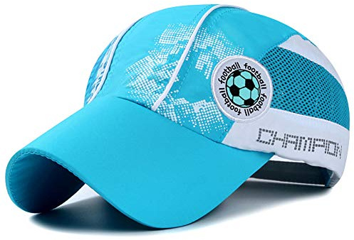 IBLUELOVER Casquette de Baseball Enfant Chapeau de Sport Séchage Rapide Chapeau de Maille Respirant Léger Casquettes Visière Anti UV été Cap Garçon pour Golf Running Foot-Ball Pêche Alpinisme