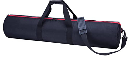 P Prettyia 65/80/100/120 cm Oxford Stoff Stativ Tasche Fotografie - schwarz, 80 cm × 18 cm