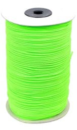Artipistilos® Cordón Elástico 2 Mm X 1 Metro - Verde Fluor - Goma Elástica Para Sombrerería