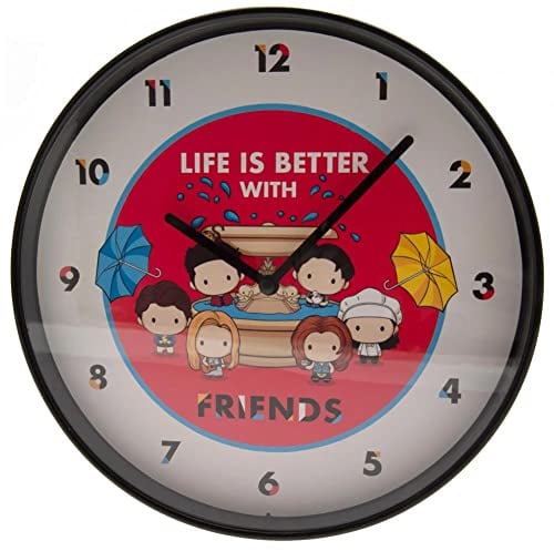 FRIENDS Amici Fontana Orologio da Parete Chibi