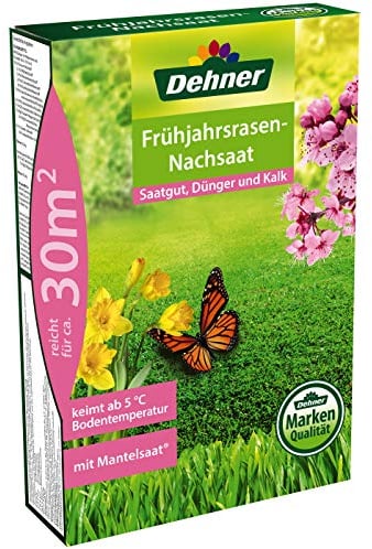 Dehner Rasen-Nachsaat, Frühjahrsrasen, 1 kg, für ca. 30 qm