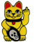 Freak Scene Aufnäher - Winkekatze - Stinkefinger - Patch