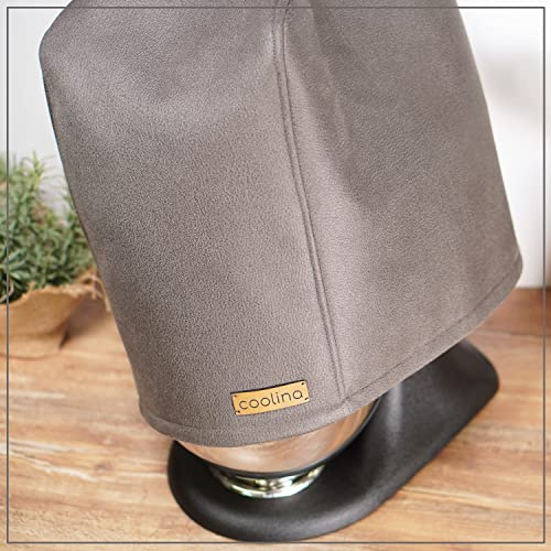 coolina Premium Schutzhülle kompatibel für KitchenAid Artisan - Abdeckhaube - Schmutzabweisendes Zubehör - Hoodie in Anthrazit