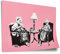 Poster Banksy Punk Oma - Graffiti Modern Street-Art Marketing - Moderner Kunstdruck Klein bis Groß XXL Kunstdruck ohne Rahmen, Wandbild - A4, A3, A2, A1, A0, XXL - Wohnzimmer, Schlafzimmer, Küche, ..