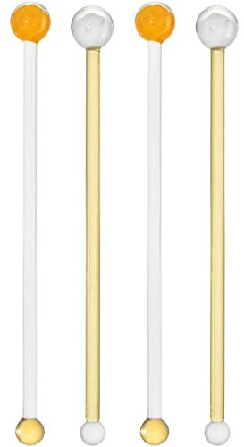 Rührer POESIA 4er-Set 20 cm orange/weiß, 076499