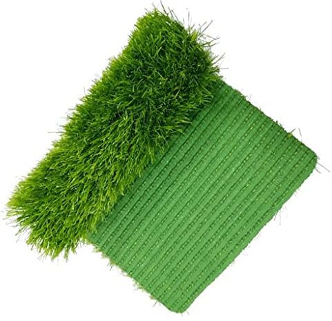ZONOBI Artificial Grass Turf 50sqm Garden Fake Craft Grass Flooring Décor Thick Synthetic Turf Patch Self-draining Natural Pet Dog Lawn (Color : Autumn grass, Size : 3cm)