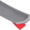 Sourcing Map Grey Sink Water Barrier, 39 Inch, PET Material, Glue Up Installation