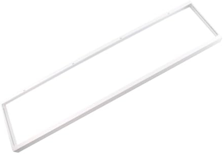 ENOVALITE LED-Panel Aufbaurahmen für LED-Panels | Aufputz | steckbar | weiß | einfache Montage | Wand- und Deckenmontage (Für 120x30 cm Panel (Backlight))