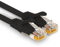 1aTTack.de - 1 cavo di rete Cat7 da 1,5 m, Cat.7 Ethernet, cavo patch Lan & Cat 7 per la massima velocità Internet e collega tutti i dispositivi con presa RJ 45 nero