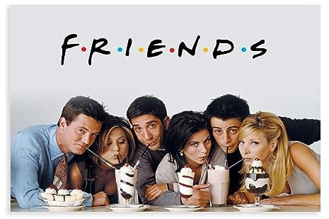 CHIPEL Friends TV-Serie Wüste Poster Leinwandposter Wandkunst Dekor Druck Bild Gemälde für Wohnzimmer Schlafzimmer Heimbüro Dekoration ungerahmt 30 x 45 cm