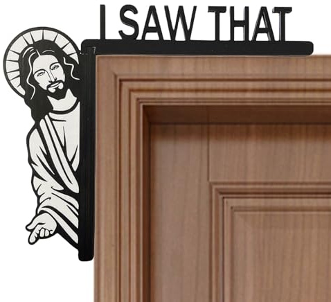 Türrahmen Jesus Schild | Dekorative Jesus Türecke | I Saw That Door Sign Frame Corner Christian Home Door Corner DecorationMöbel & Wohnen, Feste & Besondere Anlässe, Jahreszeitliche Dekoration!