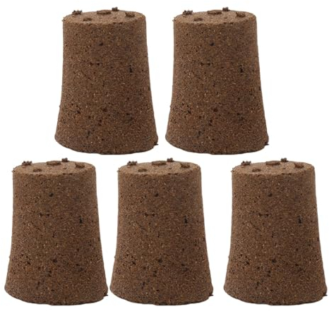 KWQBHW 50er-Pack Wachstumsschwämme für Hydrokultur-Sämlingsblöcke, Ersatz-Wurzelwachstumsschwämme, Samenkapseln, Samen-Starterschwämme für das Indoor-Gartensystem(HRD TN0927)