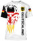 YuanDiann 2024 Européen Football Coupe T Shirts Allemagne Ventilateurs Encourager Sport Casual Homme Femme Drapeau National Impression Manche Courte Respirant Séchage Rapide Tee Shirt 11# L