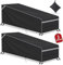 Peysaitr Lot de 2 Housses de Protection pour Chaise Longue de Jardin - 200 x 70 x 40/75 cm - Tissu Oxford 210D - Lmperméable, Coupe-Vent, Résistant Aux UV - pour Chaise Longue