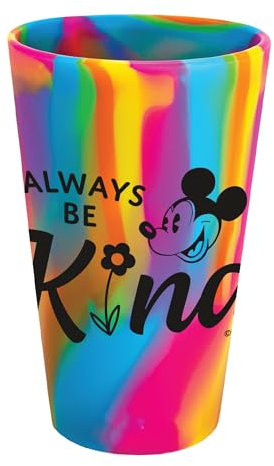 WinCraft Vaso de pinta de silicona de 473 ml, diseño de Mickey Mouse de Disney