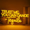 Horseneon Trust Me You Can Dance-Tequila Neon Light Sign Neon Bar Signs Yellow Neon Signs for Wall Neon Lights for Bedroom Tequila Neons Light for Bar Nightclub Salon Pub