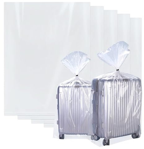 Extra Large Clear Plastic Storage Bag, 5 Pcs Clear Giant Storage Bags, 100x150 cm Extra Large Plastic Bags Huge Storage Bags Moving Bags for Suitcases Luggage Chair Duvet