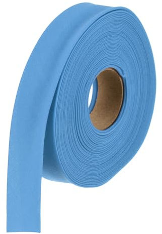 QUARKZMAN 25mm Baumwollköperband Baumwollband Saumband zum Nähen, Säumen, Quilten, Einfassen, Basteln (Blau 10 Yards)