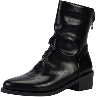 Stivale Donna Stivaletti Donna Moto Estivi Stivali Donna Invernali Stivaletti Donna Bassi Pelle Neri Stivali Texani Donna Stivaletto Texano Donna Basso Stivali Alti Donna